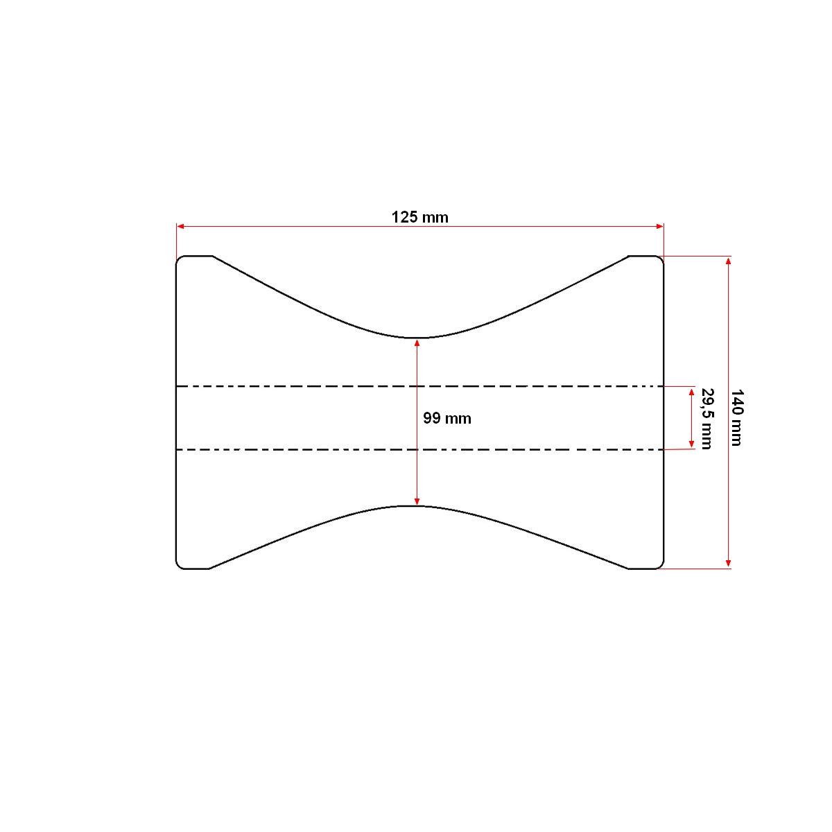 Rullo verricello orizzontale 140mm Trattore forestale - immagine 4