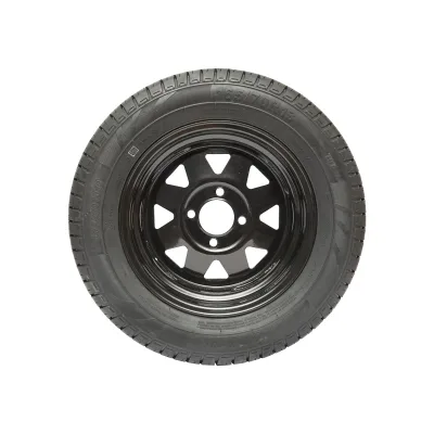 Ruota con cerchio a 4 fori per rimorchio (165/70R13) - immagine 2