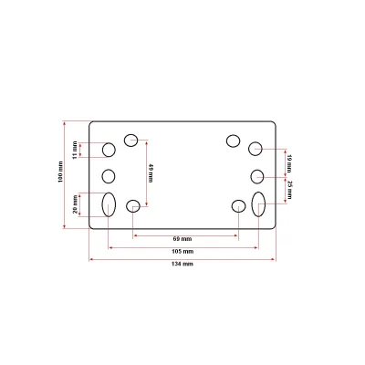 Ruota di supporto automatica per rimorchio con supporto tipo B 200X60mm, carico 680Kg - immagine 5