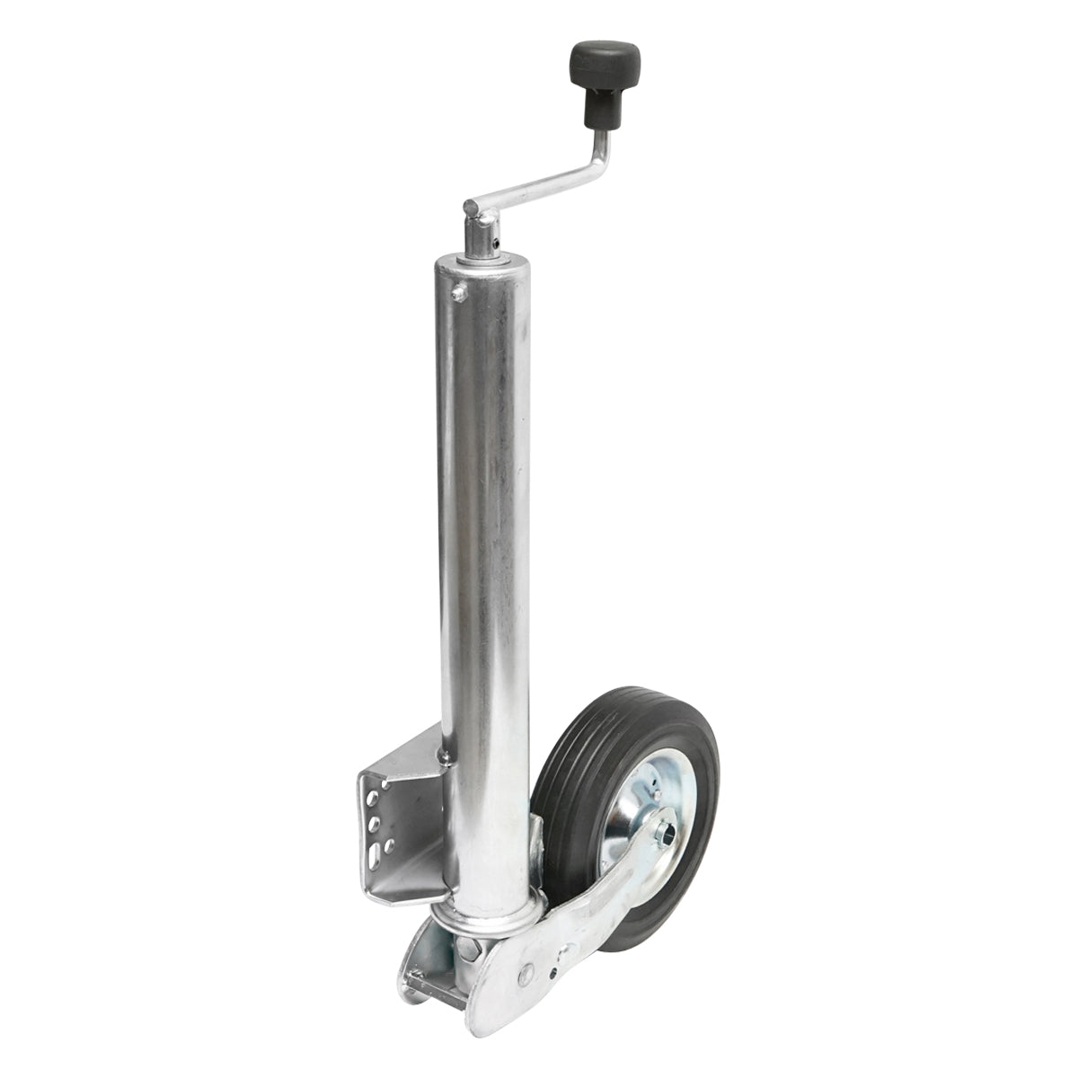 Ruota di supporto automatica per rimorchio con supporto tipo B 200X60mm, carico 680Kg - immagine 4