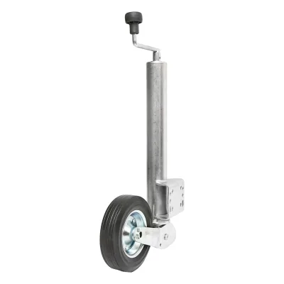 Ruota di supporto automatica per rimorchio con supporto tipo B 200X60mm, carico 680Kg - immagine 2