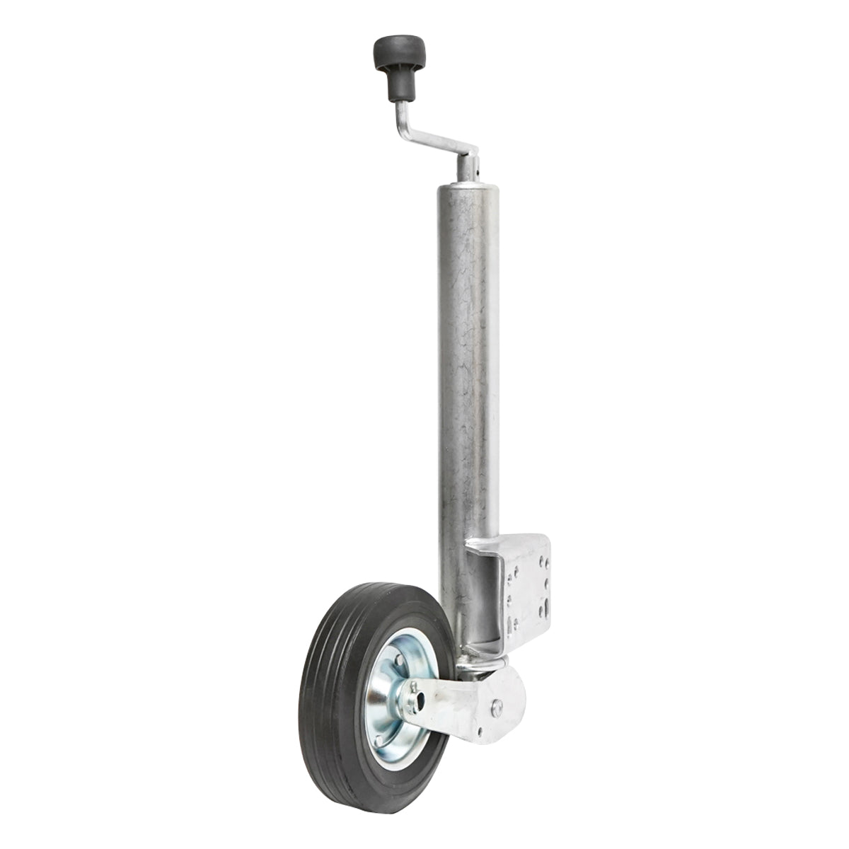 Ruota di supporto automatica per rimorchio con supporto tipo B 200X60mm, carico 680Kg - immagine 2
