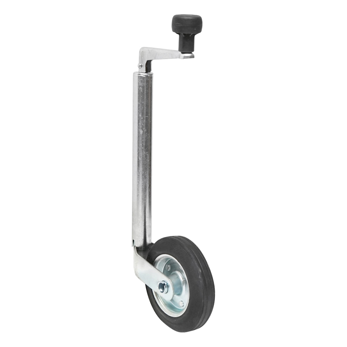 Ruota di supporto per rimorchio in PVC 160X40mm, diametro tubo esterno 34mm, diametro tubo interno 28mm, carico 100Kg - immagine 3