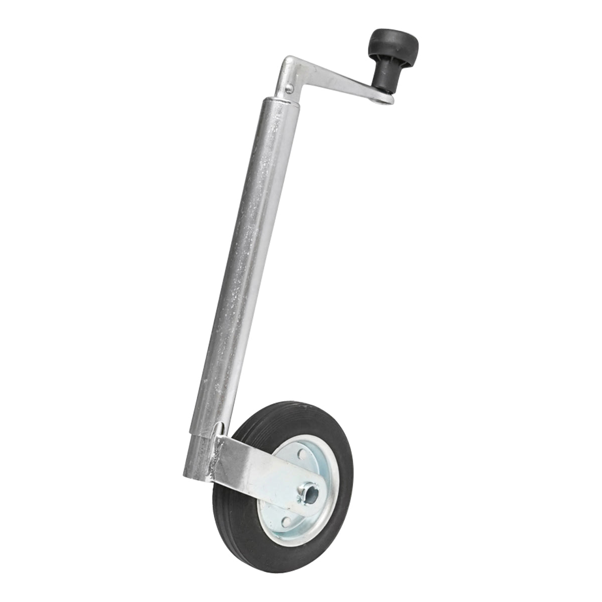 Ruota di supporto per rimorchio in PVC 160X40mm, diametro tubo esterno 34mm, diametro tubo interno 28mm, carico 100Kg - immagine 4