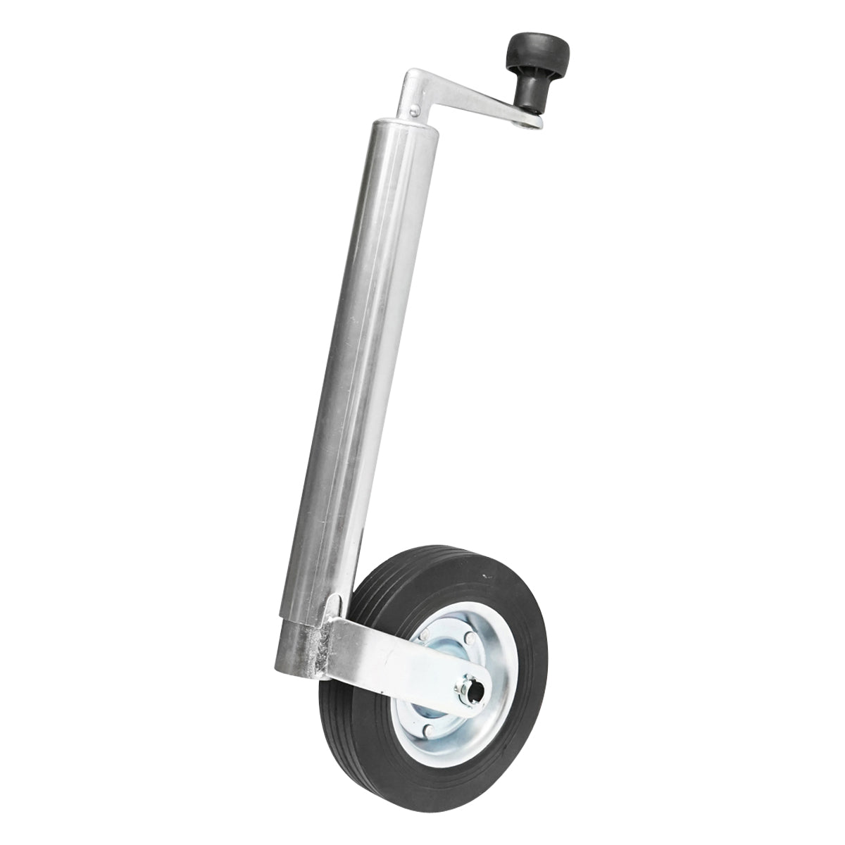 Ruota di supporto per rimorchio in PVC 200x50mm, diametro tubo esterno 48mm, diametro tubo interno 42mm, carico 150Kg - immagine 4