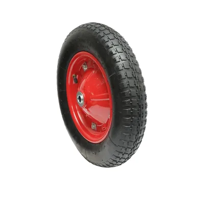 Ruota per carriola 3.00-8, con cerchio in metallo. - immagine 3