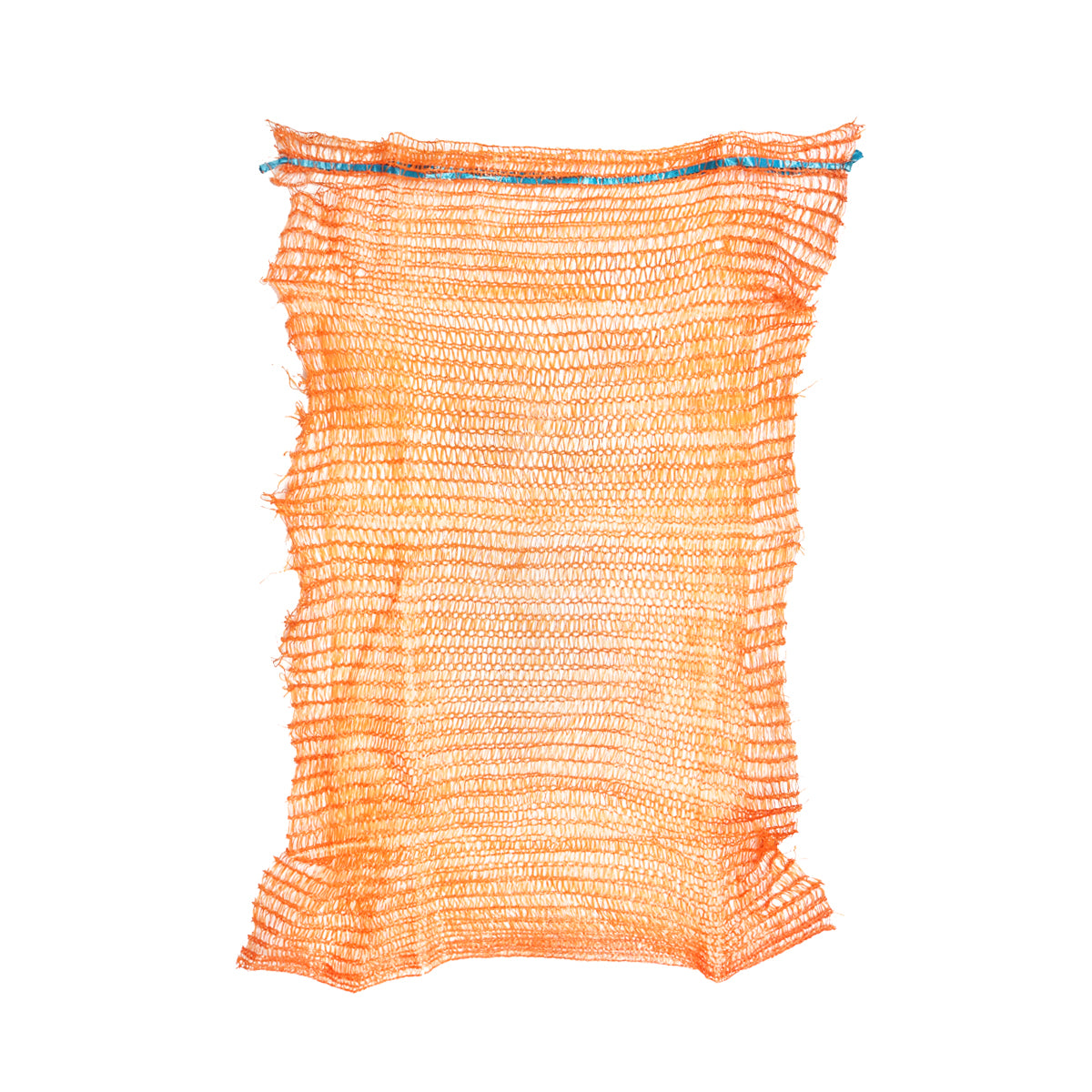 Sacchetto a rete con maniglia 600x400mm tipo Raschel per verdure 20Kg arancione - immagine 3