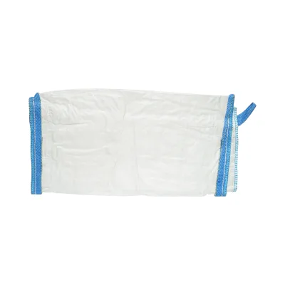 Saccone Big Bag 95x95x110 cm bianco, capacità 1250 kg, tipo U-Panel non laminato, fondo piano, apertura superiore con gonna 85 cm - immagine 4
