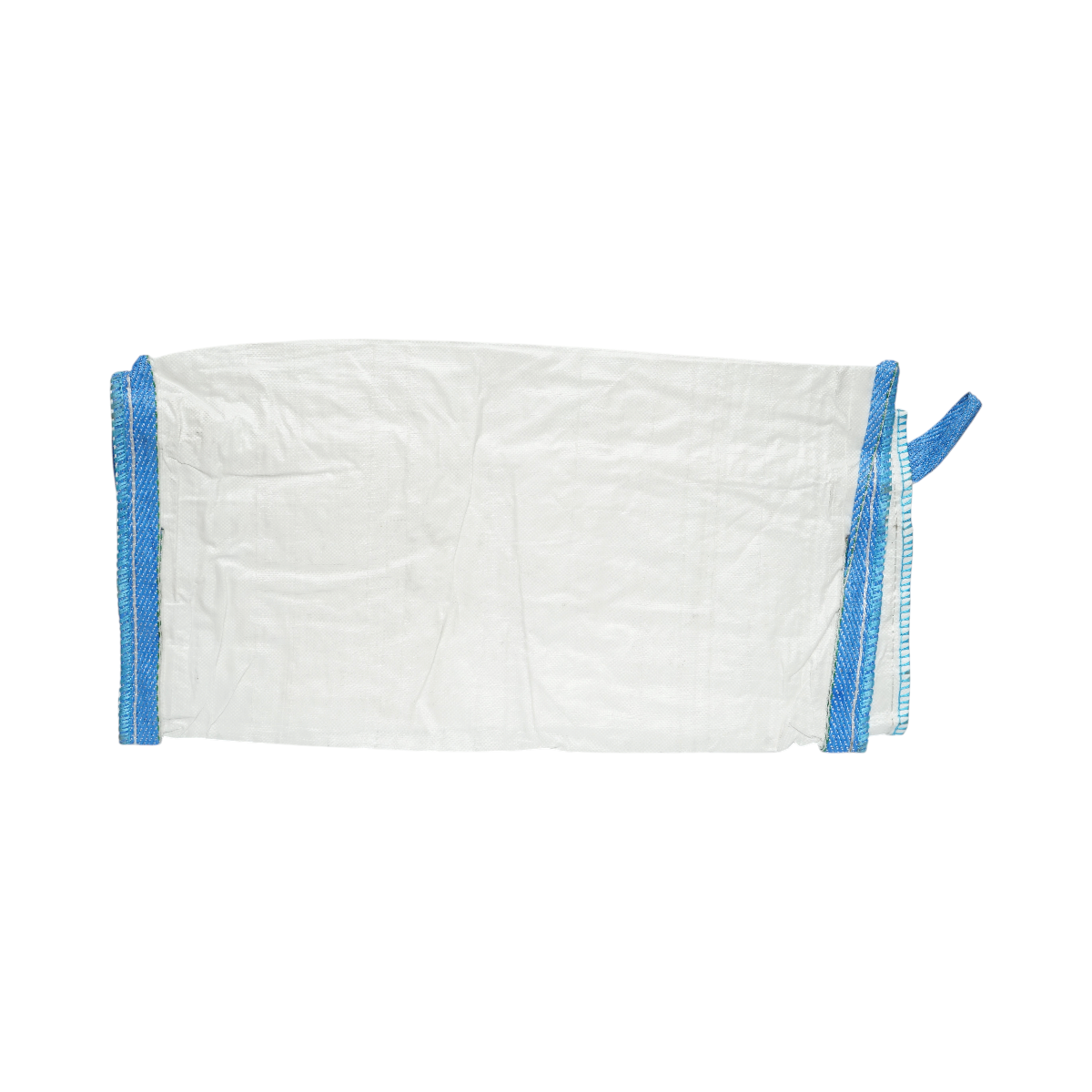 Saccone Big Bag 95x95x110 cm bianco, capacità 1250 kg, tipo U-Panel non laminato, fondo piano, apertura superiore con gonna 85 cm - immagine 4