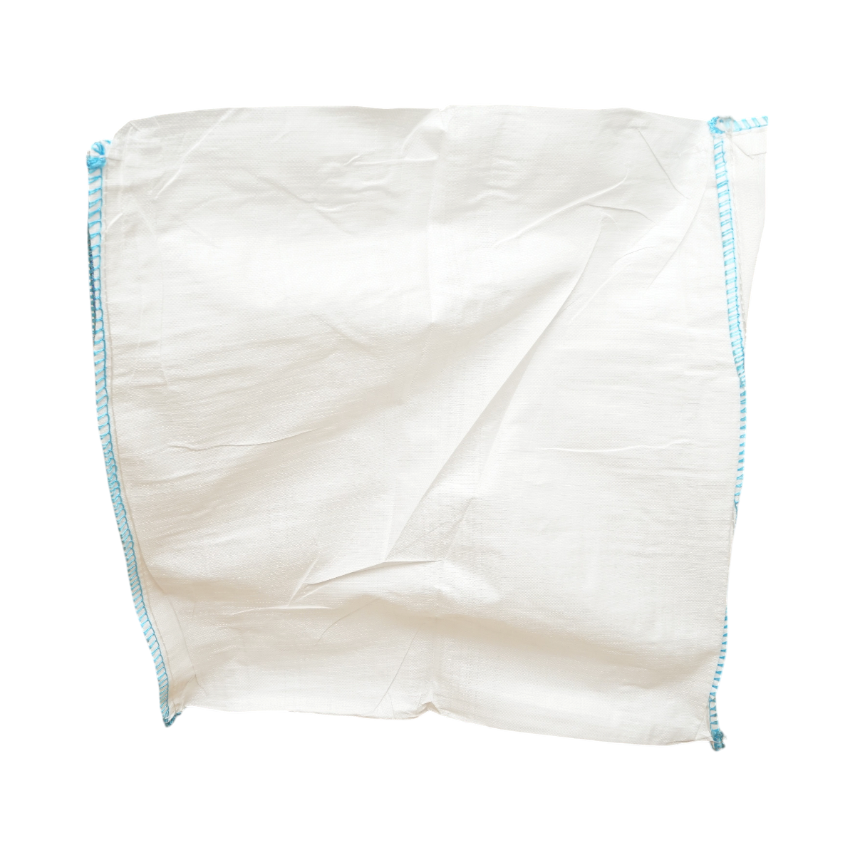 Saccone Big Bag 95x95x180 cm bianco, capacità 1500 kg, tipo U-Panel non laminato, fondo piano, apertura superiore con gonna 85 cm - immagine 4