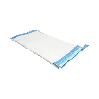 Saccone Big Bag 95x95x180 cm bianco, capacità 1500 kg, tipo U-Panel non laminato, fondo piano, apertura superiore con gonna 85 cm - immagine 3