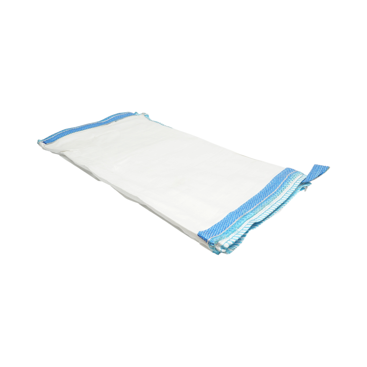 Saccone Big Bag 95x95x180 cm bianco, capacità 1500 kg, tipo U-Panel non laminato, fondo piano, apertura superiore con gonna 85 cm - immagine 3