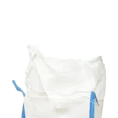 Saccone Big Bag 95x95x180 cm bianco, capacità 1500 kg, tipo U-Panel non laminato, fondo piano, apertura superiore con gonna 85 cm - immagine 5