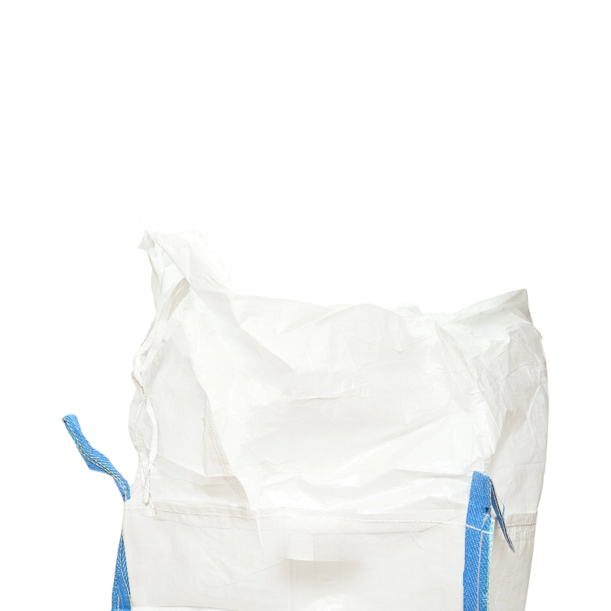 Saccone Big Bag 95x95x180 cm bianco, capacità 1500 kg, tipo U-Panel non laminato, fondo piano, apertura superiore con gonna 85 cm - immagine 5