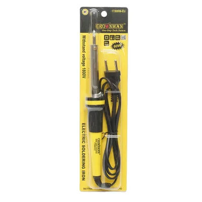Saldatore elettrico 60W, 220V con punta affilata tipo Letcon, Crownman. - immagine 5