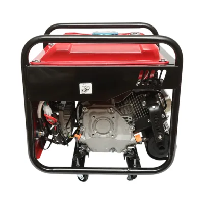 Saldatrice 160A con generatore elettrico 5KW/220V, motore a benzina 13 HP, avviamento manuale Breckner Germany - immagine 6