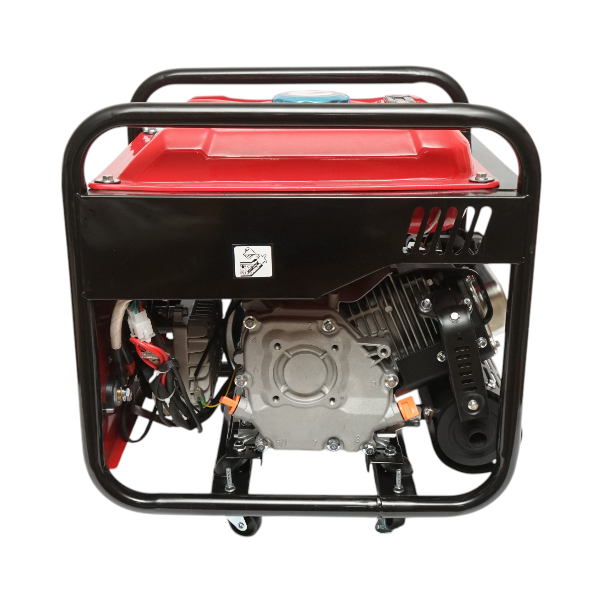 Saldatrice 160A con generatore elettrico 5KW/220V, motore a benzina 13 HP, avviamento manuale Breckner Germany - immagine 6