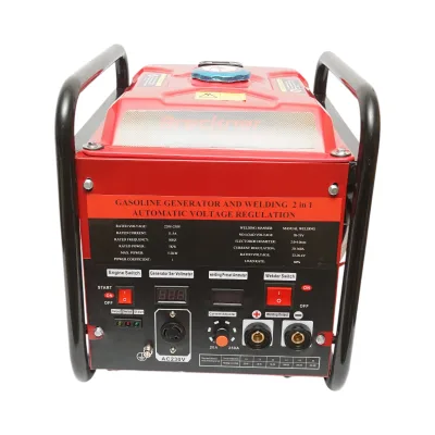 Saldatrice 160A con generatore elettrico 5KW/220V, motore a benzina 13 HP, avviamento manuale Breckner Germany - immagine 3