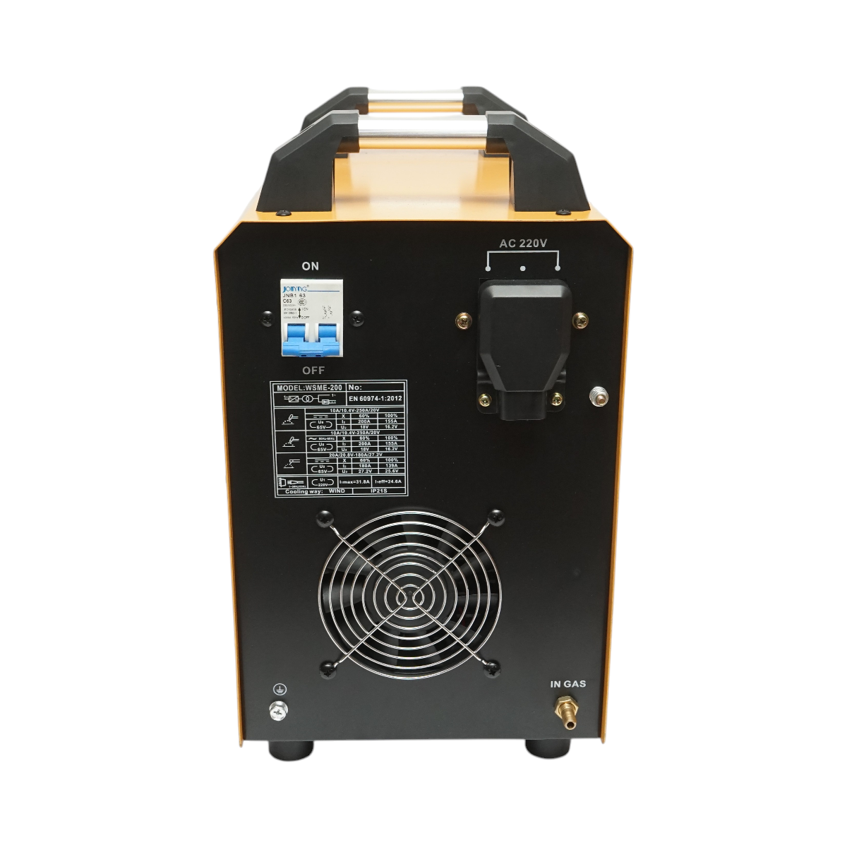 Saldatrice inverter 250A TIG Pulse AC/DC, MMA 220V con funzioni avanzate, display digitale WSME-200 Breckner Germany - immagine 5