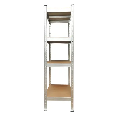 Scaffale in metallo con 4 ripiani in MDF, 144x60x30 cm, 50 kg/ripiano, montaggio senza viti - immagine 3