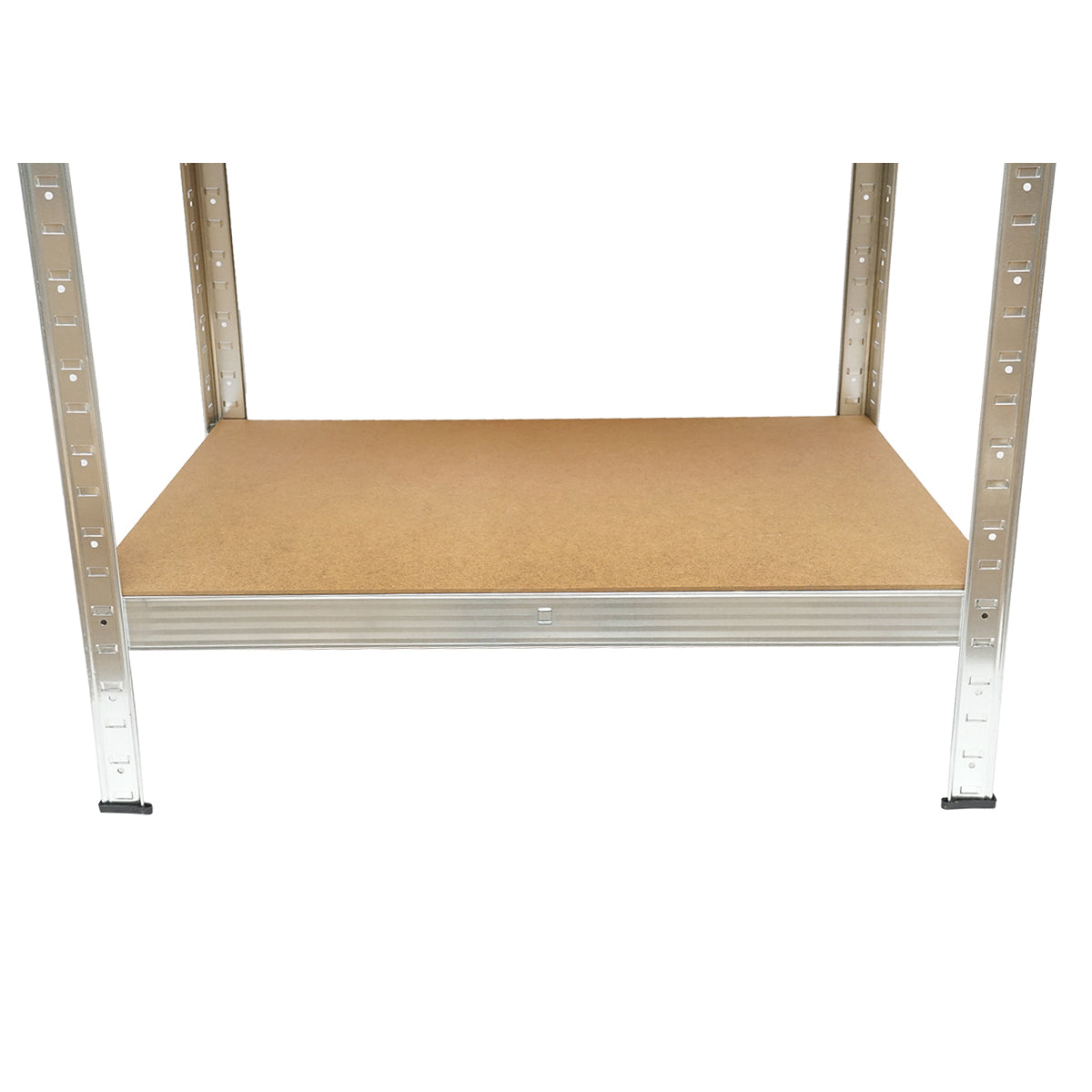 Scaffale in metallo con 4 ripiani in MDF, 144x60x30 cm, 50 kg/ripiano, montaggio senza viti - immagine 4