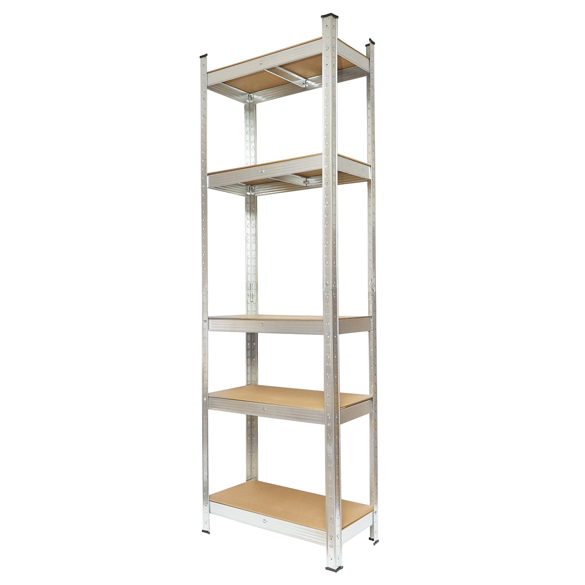 Scaffale in metallo con 4 ripiani in MDF, 180x60x45 cm, 100 kg/ripiano, montaggio senza viti Breckner Germany - immagine 2