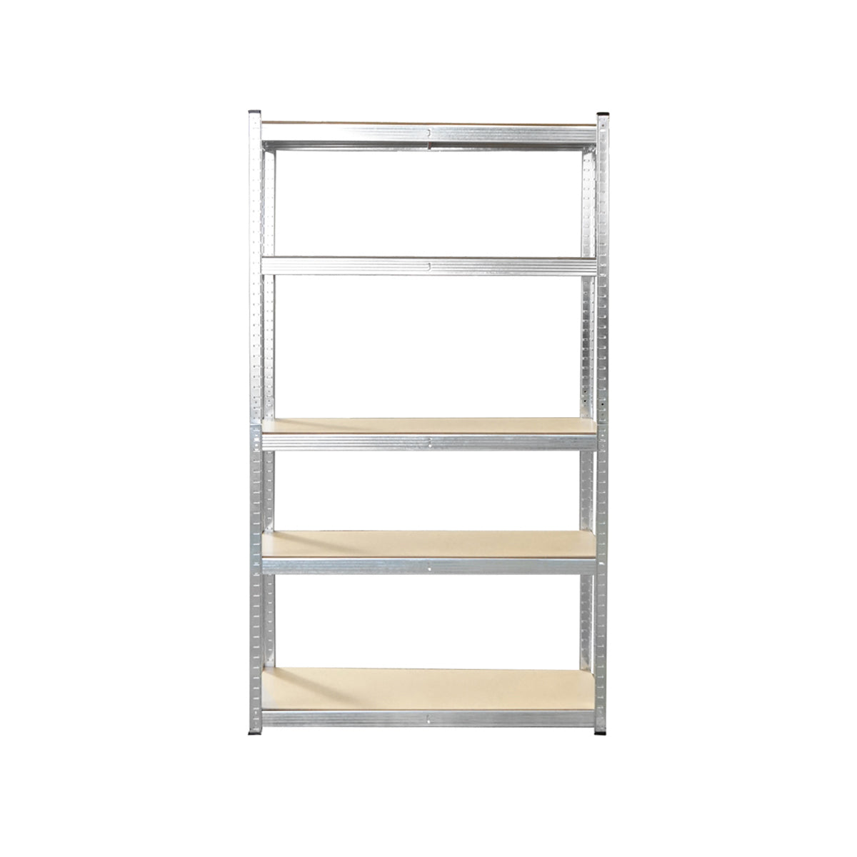 Scaffale in metallo con 5 ripiani in MDF, 180x100x35 cm, 250 kg/ripiano, montaggio senza viti, zincato