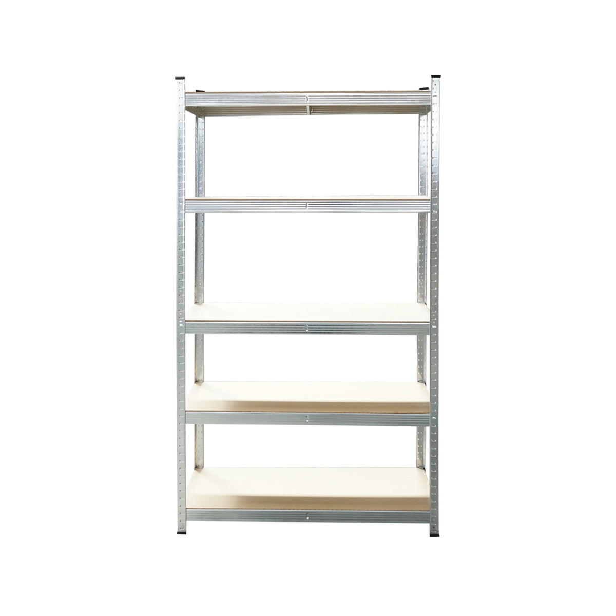 Scaffale in metallo con 5 ripiani in MDF, 180x100x40 cm, 250 kg/ripiano, montaggio senza viti, zincato