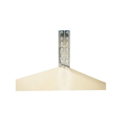 Scaffale in metallo con 5 ripiani in MDF, 180x100x50 cm, 250 kg/ripiano, montaggio senza viti, zincato - immagine 5