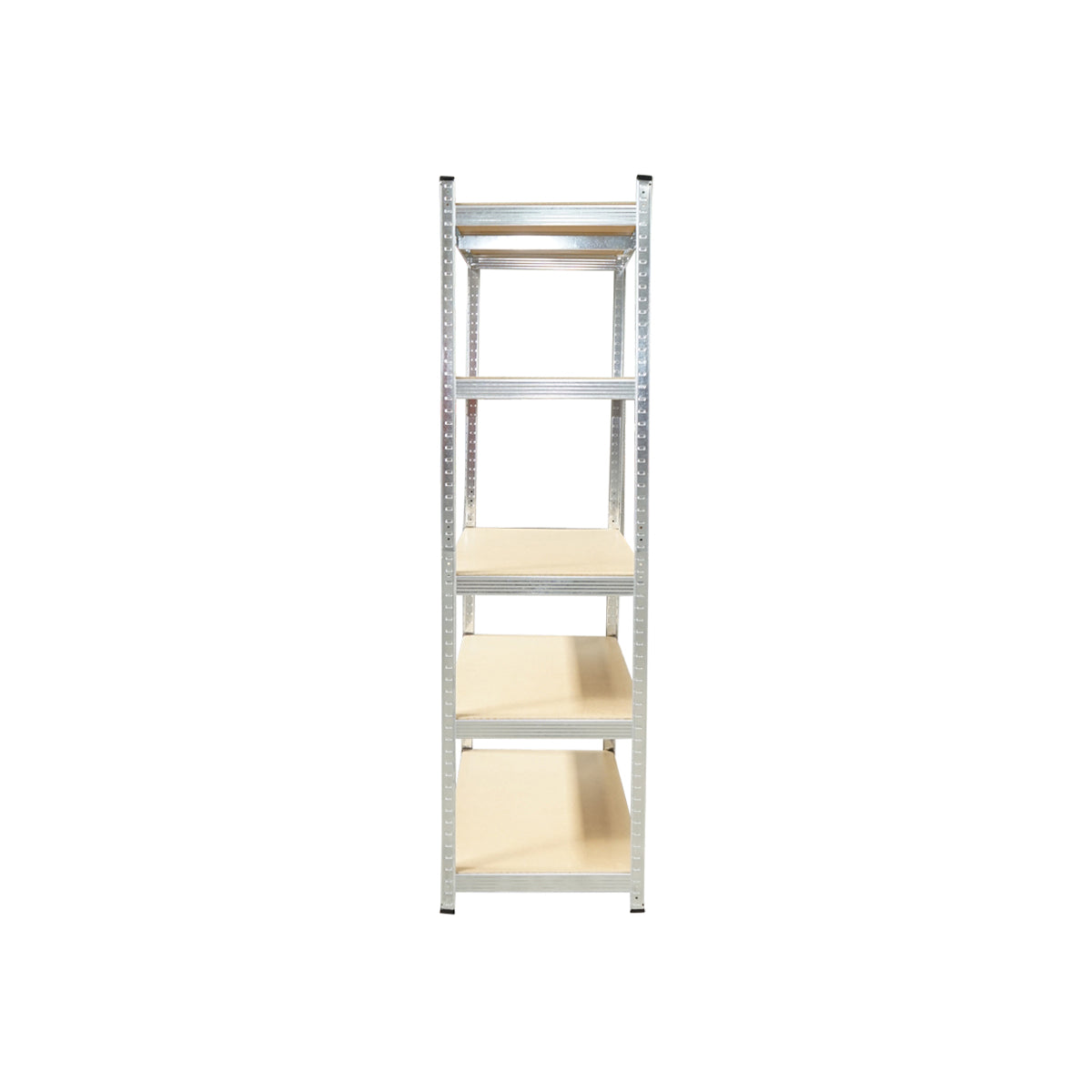 Scaffale in metallo con 5 ripiani in MDF, 180x100x60 cm, 175 kg/ripiano, montaggio senza viti, zincato - immagine 3