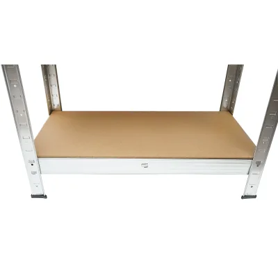 Scaffale in metallo con 5 ripiani in MDF, 180x90x40 cm, 175 kg/ripiano, montaggio senza viti Breckner Germany - immagine 4