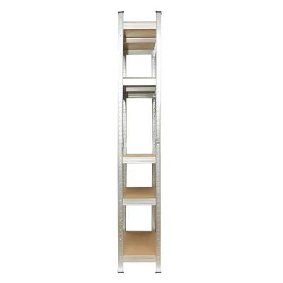 Scaffale in metallo con 5 ripiani in MDF, 180x90x40 cm, 175 kg/ripiano, montaggio senza viti Breckner Germany - immagine 3