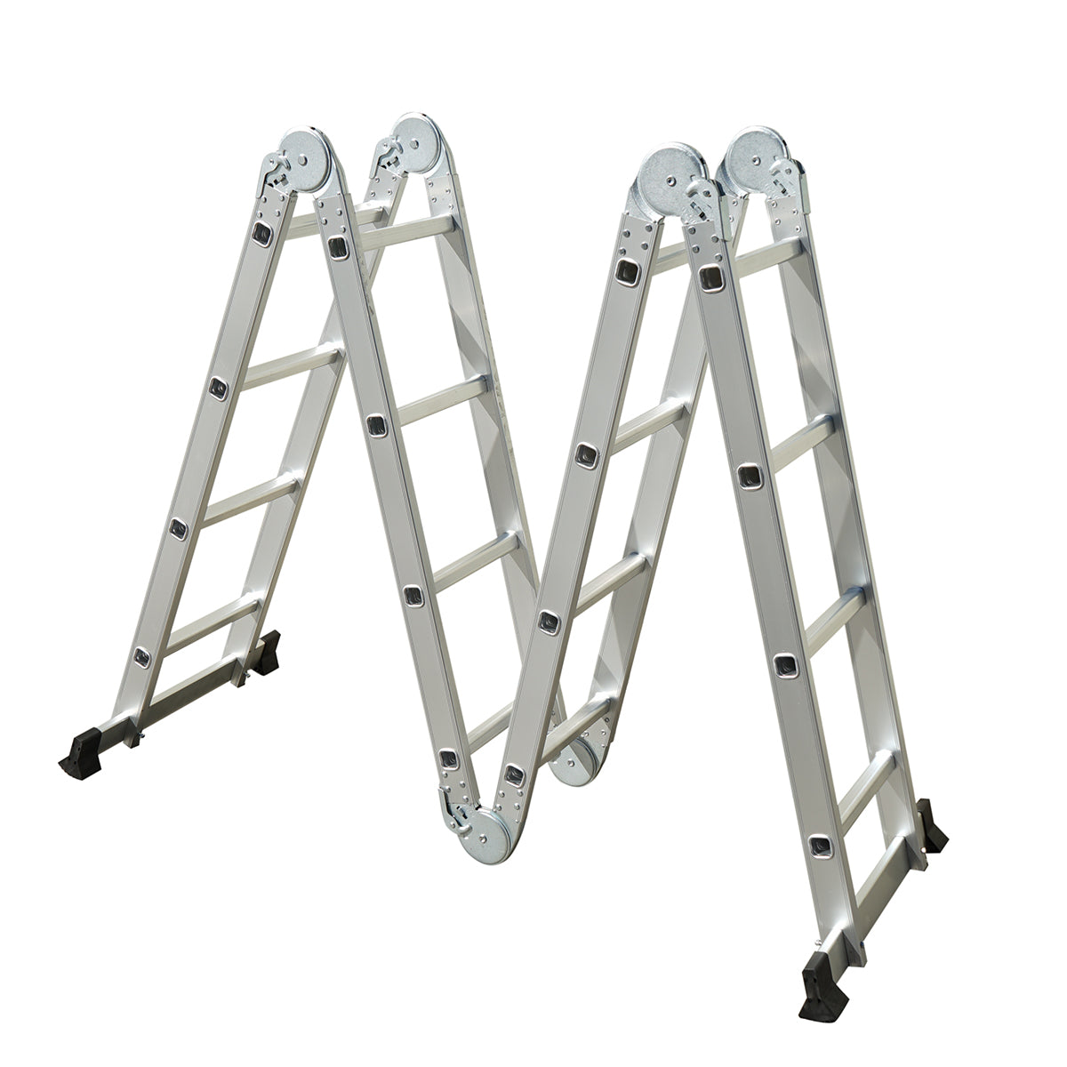 Scala multifunzionale a 4 segmenti, 4,6 m, portata 150 kg - immagine 4