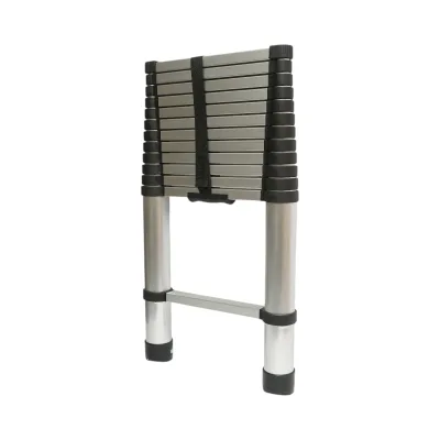 Scala telescopica in alluminio Crownman, 3,8 m, 13 gradini antiscivolo, portata massima 150 kg - immagine 4