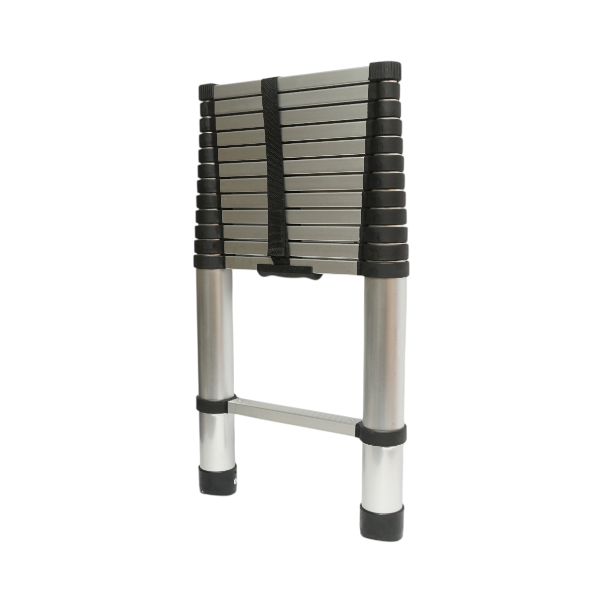 Scala telescopica in alluminio Crownman, 3,8 m, 13 gradini antiscivolo, portata massima 150 kg - immagine 4