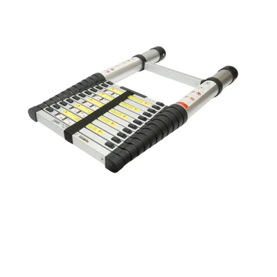 Scala telescopica in alluminio Crownman, 3,8 m, 13 gradini antiscivolo, portata massima 150 kg - immagine 5