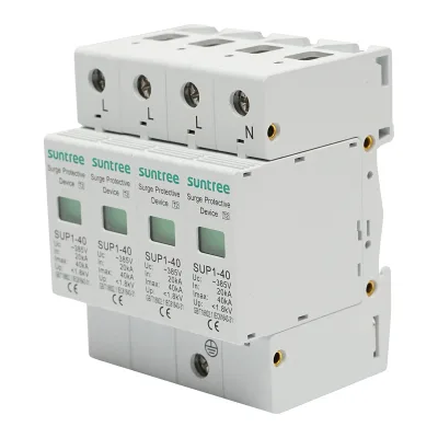 Scaricatore di sovratensione con segnalazione 4P ACSPD 380VDC, 2040KA Suntree - immagine 2