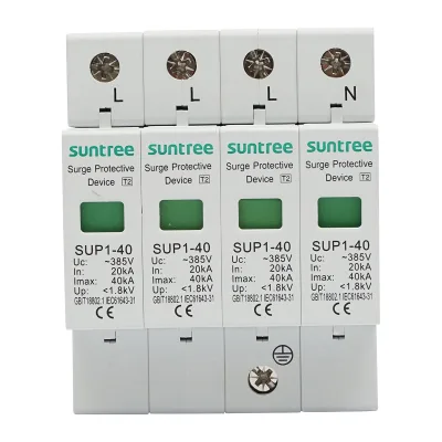 Scaricatore di sovratensione con segnalazione 4P ACSPD 380VDC, 2040KA Suntree