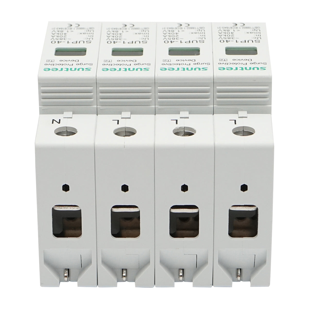 Scaricatore di sovratensione con segnalazione 4P ACSPD 380VDC, 2040KA Suntree - immagine 5