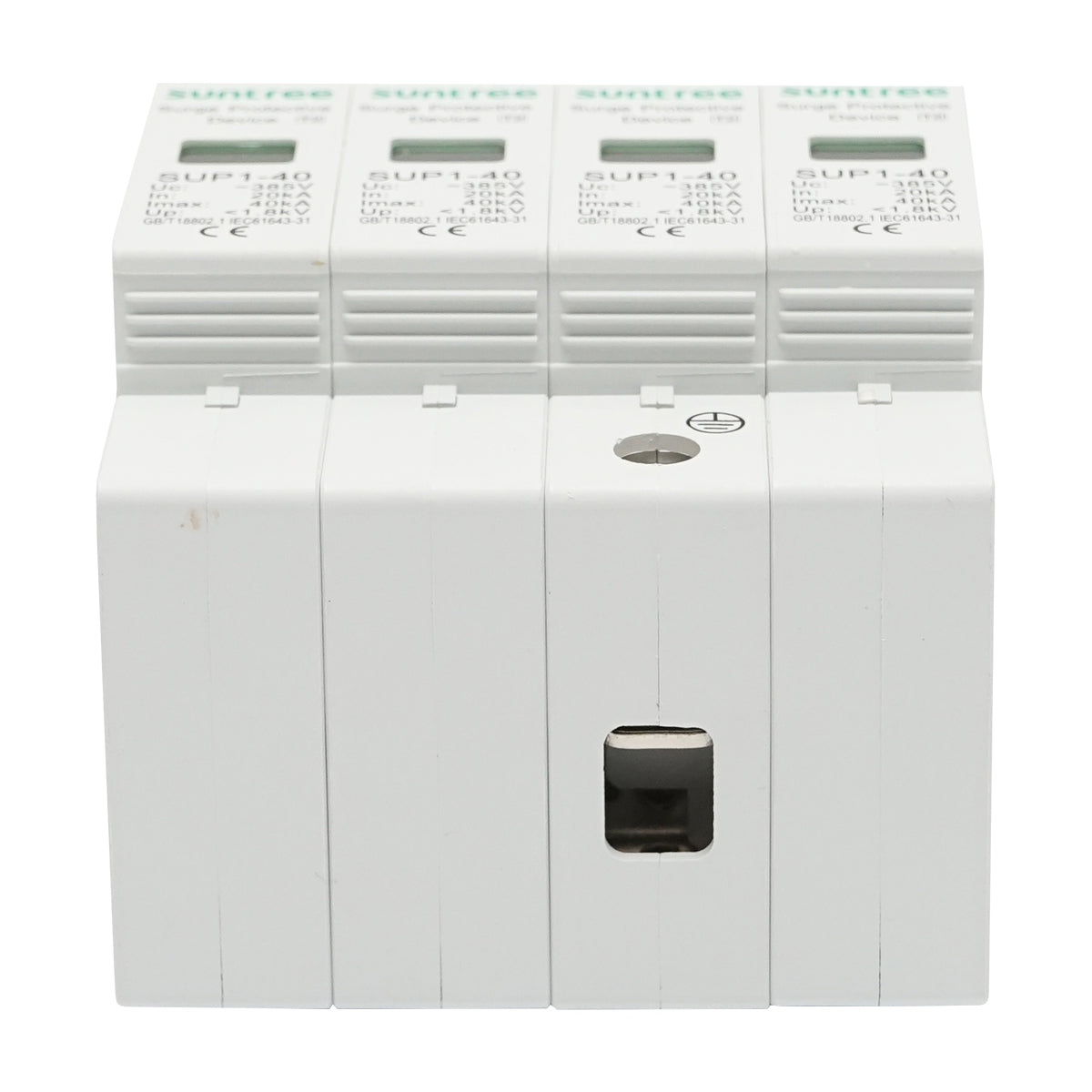 Scaricatore di sovratensione con segnalazione 4P ACSPD 380VDC, 2040KA Suntree - immagine 4