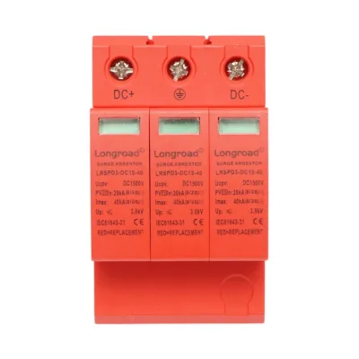 Scaricatore di sovratensione con segnalazione per impianti fotovoltaici DC 3P tipo C 1500VDC Longroad - immagine 2