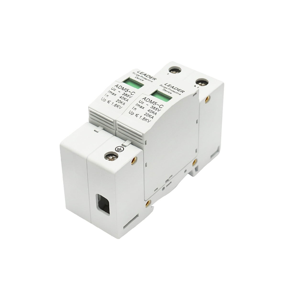 Scaricatore di sovratensione con segnalazione per impianti fotovoltaici LA-SPD-2P-40kA-385V Leader - immagine 4