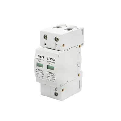 Scaricatore di sovratensione con segnalazione per impianti fotovoltaici LA-SPD-2P-40kA-385V Leader - immagine 2