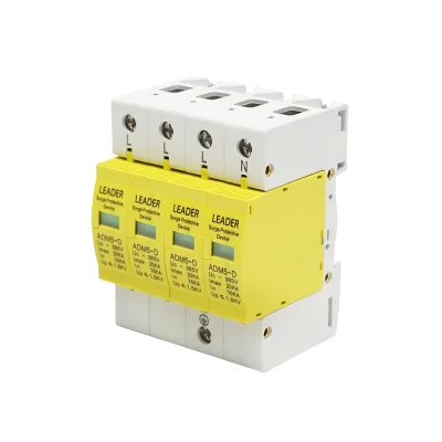 Scaricatore di sovratensione con segnalazione per impianti fotovoltaici LA-SPD-4P-20kA-385V Leader - immagine 2
