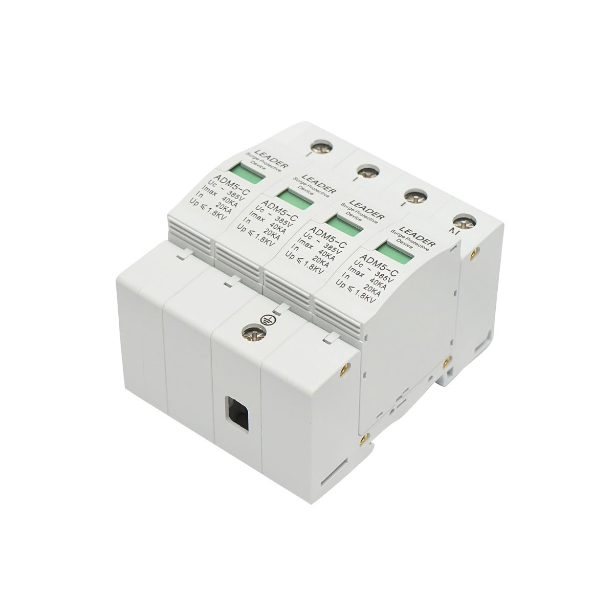 Scaricatore di sovratensione con segnalazione per impianti fotovoltaici LA-SPD-4P-40kA-385V Leader - immagine 4