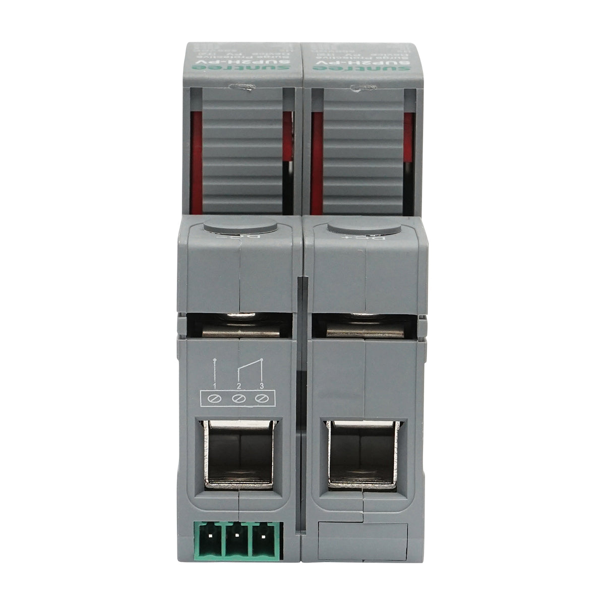 Scaricatore di sovratensione con segnalazione per sistemi fotovoltaici DC 2P tipo C 500VDC Suntree - immagine 5