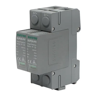 Scaricatore di sovratensione con segnalazione per sistemi fotovoltaici DC 2P tipo C 500VDC Suntree - immagine 3