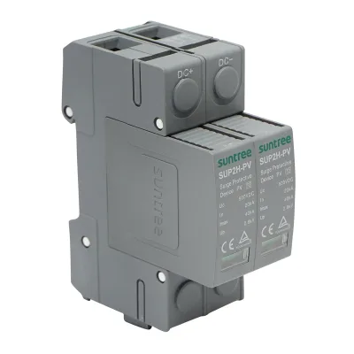 Scaricatore di sovratensione con segnalazione per sistemi fotovoltaici DC 2P tipo C 500VDC Suntree - immagine 6