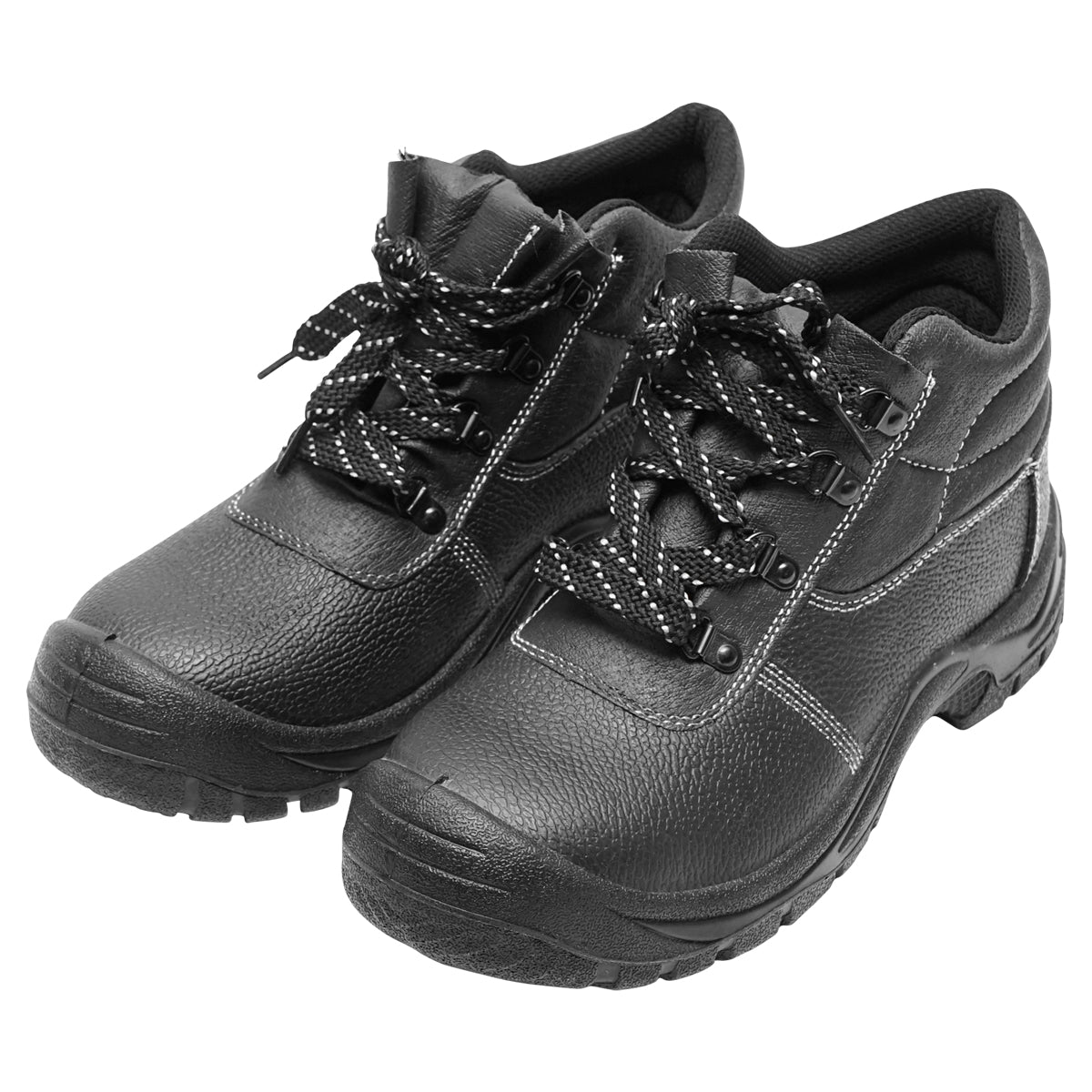 Scarpe di protezione taglia 46 con suola in acciaio e inserto in talpa di metallo. - immagine 2