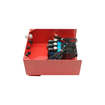 Scatola con 3 elettrovalvole per riduttore trattore forestale 12V - immagine 3